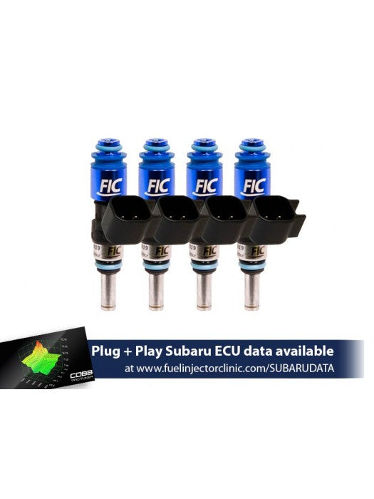 1440CC FIC TOP-FEED CONVERTED SUBARU STI ('04-'06) LEGACY GT ('05-'06) FUEL INJECTOR CLINIC INJECTOR SET (HIGH-Z)