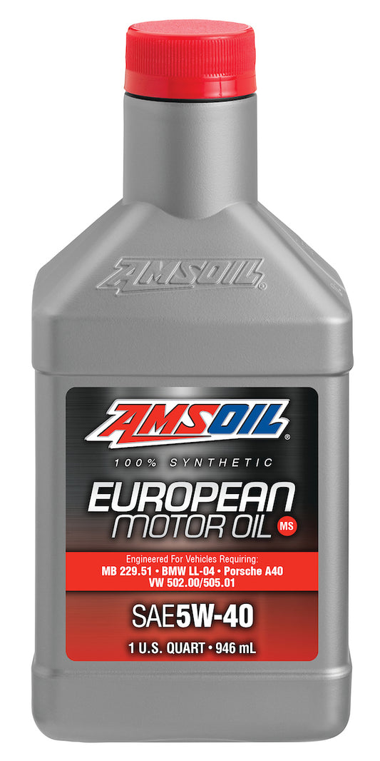 SAE 5W-40 MS Synthetic European Motor Oil